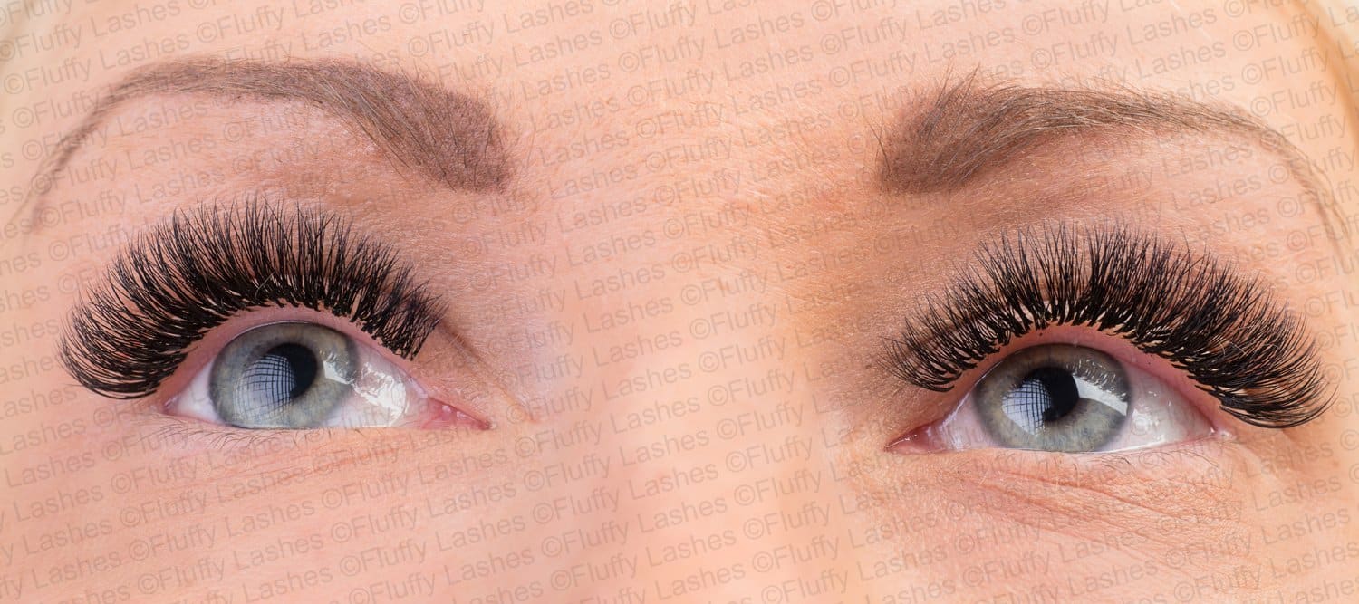 Russian Volume Lashes Before And After Fluffy Lashes